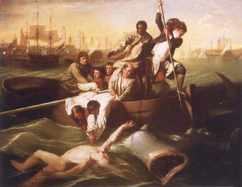 John Singleton Copley Waston and the Shark China oil painting art